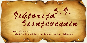 Viktorija Višnjevčanin vizit kartica